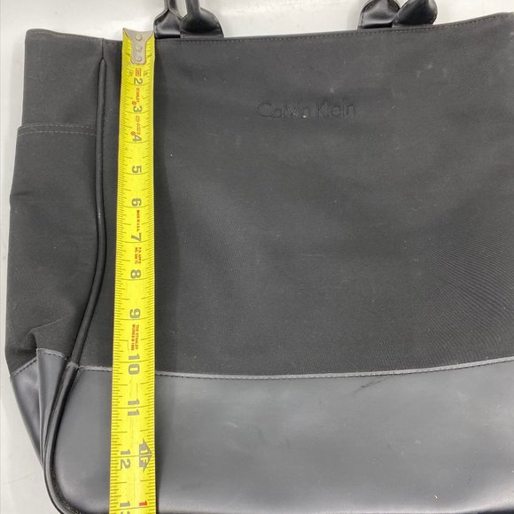 Calvin Klein Black Large Fabric Shoulder Bag - Picture 5 of 10